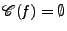 $ \ensuremath{\mathit{\mathscr{C}}}\xspace (\ensuremath{\mathit{f}}\xspace )=\emptyset$