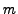 $ \ensuremath{\mathit{m}}\xspace $