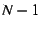 $N-1$