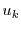 $ u_{k}$