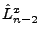 \ensuremath{\hat{L}_{n-2}^{x}}