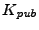 $K_{\mathit{pub}}$