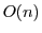 $ O(n)$