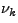 $\nu_k$