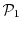 $ \P_1$