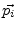 $ \vec{p_i}$