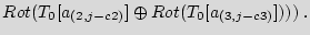 $\displaystyle Rot(T_0[a_{(2,j-c2)}] \oplus Rot(T_0[a_{(3,j-c3)}]))) \; .$