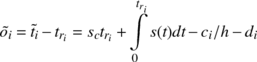  &int;tri ~oi= ~ti- tri =sctri+ s(t)dt- ci∕h- di 0