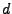 $ {d}$
