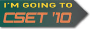 I'm going to CSET '10 button