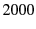$2000$