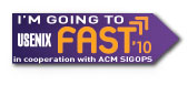I'm going to FAST '10