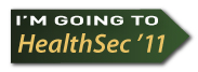 I'm going to HealthSec '11 button