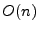 $ O(n)$