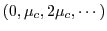 $ (0,\mu_c,2\mu_c,\cdots)$