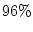 $96\%$