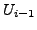 $ U_{i-1}$
