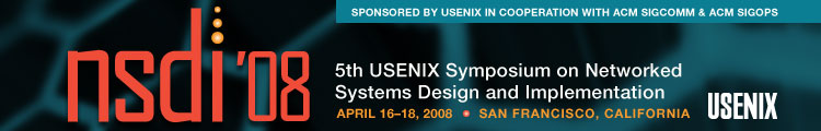 NSDI '08 Banner