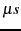 $\mu s$