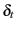 $\delta_{t}$