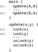 \begin{wrapfigure}{r}{30mm}
\centering
\vspace{-18pt}
\epsfig{file=diagrams/ExampleCode.eps}
\vspace{-2mm}
\end{wrapfigure}