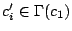 $ c_i' \in \Gamma(c_1)$