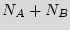 $ N_A + N_B$