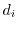 $ d_i$