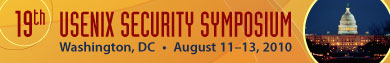 USENIX Security '10