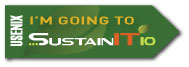 I'm going to SustainIT '10 button