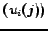 $ \left(u_i(j)\right)$
