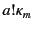$ a!\kappa_{m}$
