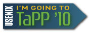 I'm going to TaPP '10 button