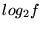 $log_2 f$