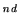 $ ^{\textit{nd}}$