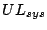 $ UL_{sys}$