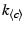 $ k_{\descr {c}}$