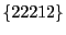 $\{22212\}$