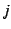 \(j\)
