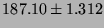 $187.10 \pm 1.312$