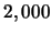 $ 2,000$