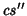 $\mathit{cs''}$
