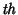 $\mathit{th}$