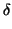 $ \delta_$