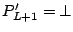 $ P'_{L+1}=\bot$