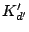 $ K'_{d'}$