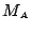$M_{\scriptscriptstyle A}$