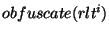 $ obfuscate(rlt^i)$