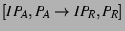 $[IP_A,P_A\rightarrow IP_R,P_R]$