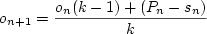 Formula for next window offset
